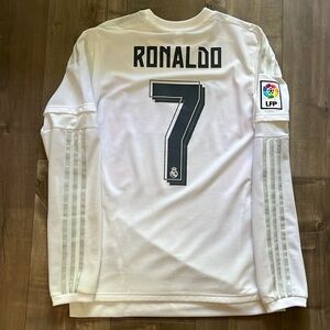 Cristiano Ronaldo Real Madrid Adidas Long-sleeve Jersey